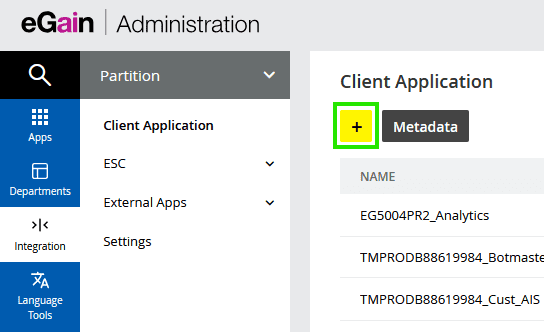 Create Client Application